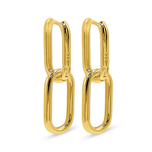 Double Square Oval Hoops