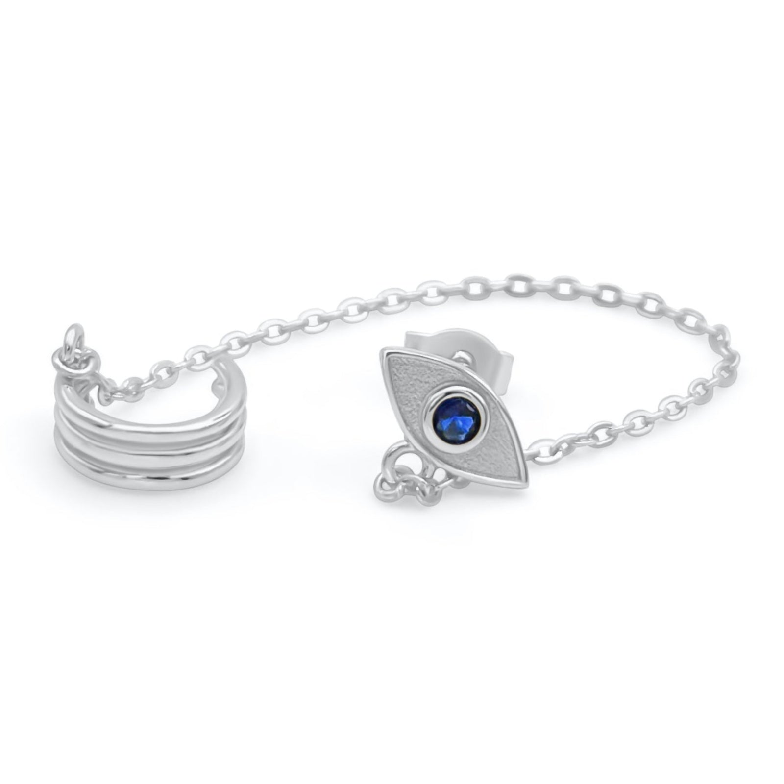 Evil Eye Ear Cuff