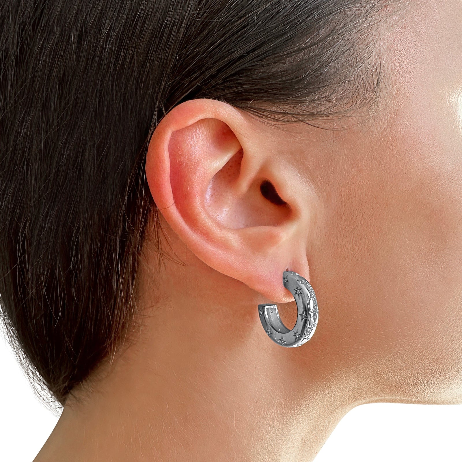 Celestial Chunky Hoops