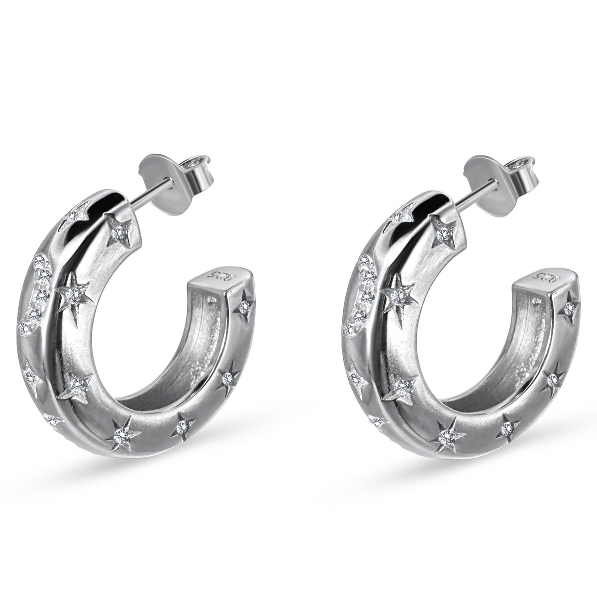 Celestial Chunky Hoops
